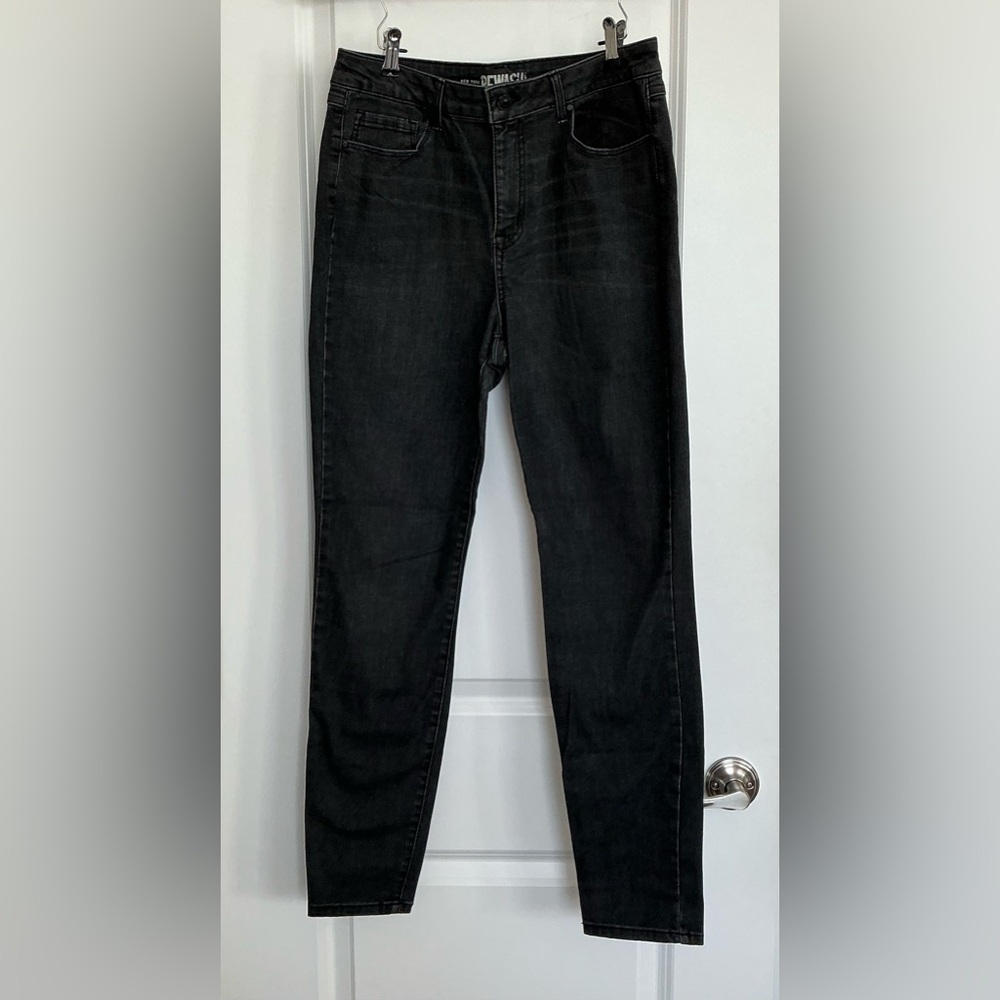 Black Denim Jeans Rewash